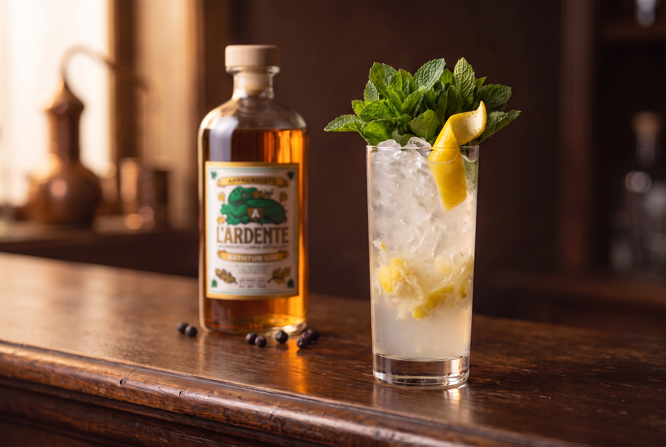 Ardente Smash — cocktail firmato L'Ardente in tumbler alto