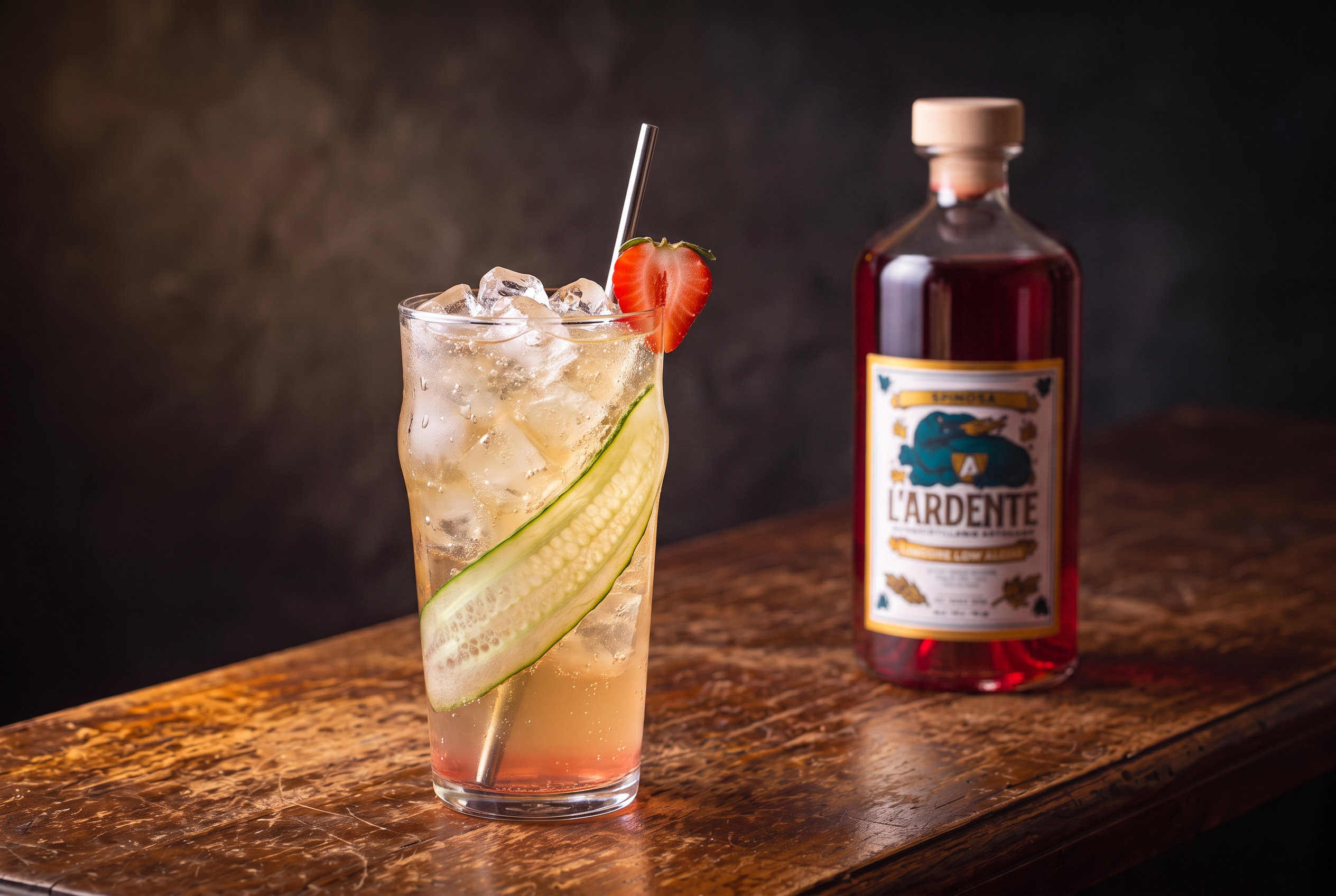 Spinosa Cup — cocktail firmato L'Ardente con ginger beer e frutta fresca